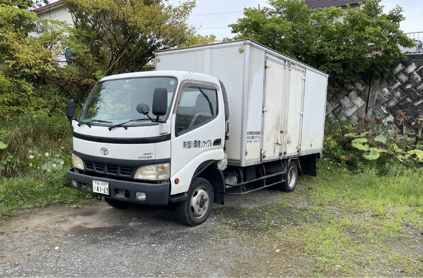 収集運搬車両による運搬作業
