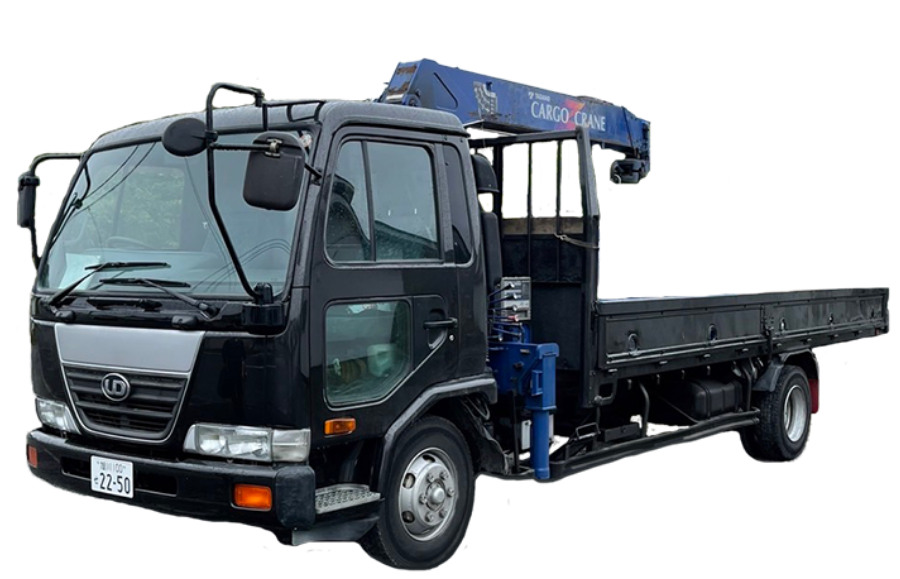 移動式クレーン最大積載量2550kg